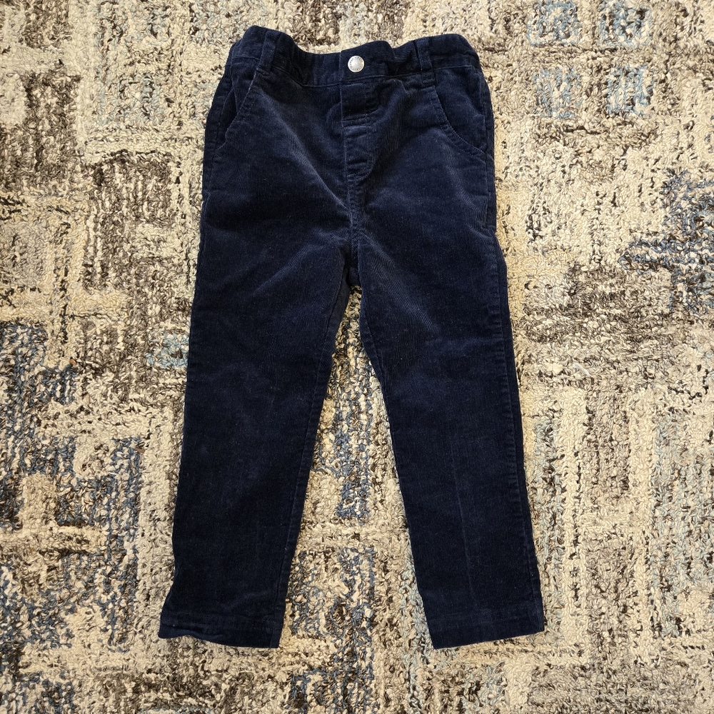 JoJo Maman Bebe Girls Corduroy Pants Navy 3 - 4